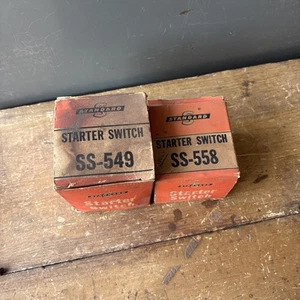 Vintage Standard Starter Switch Lot of Two SS-549 & 558 NOS - Picture 1 of 14