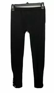 The Children's Place Girls' Leggings Black Soft Fleece Lined Size L (10-12) - Picture 1 of 4