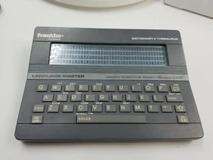 1987 Franklin Computer Language Master Dictionary Thesaurus LM2000 TESTED WORKS - Picture 1 of 24