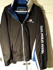 LNWOT U S POLO ASSN. Colorful Zip Closure Lined Logo Jacket Size M - Picture 1 of 7