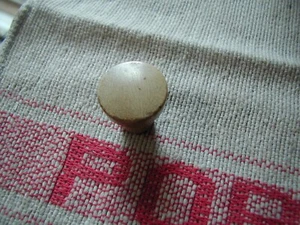 original vintage Porsche 356 A Ivory knob hood deck lid pull 356A 1957 58 59 #2 - Foto 1 di 5
