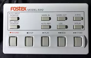 FOSTEX MODEL 8312 Cable Remote Control, RD-8 ADAT Digital Multi Track Recorder - Picture 1 of 6