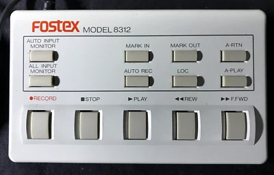 FOSTEX MODEL 8312 Cable Remote Control, RD-8 ADAT Digital Multi Track Recorder - Image 1 of 4