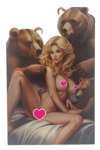 M House Goldilocks Naughty METAL Virgin LTD to 10 Melinda's Comics!! - Picture 1 of 3