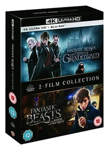 FANTASTIC BEASTS (1:2016 + 2:2018): 2x Movie/Film Collection RgFree 4K + BLU-RAY - Picture 1 of 1