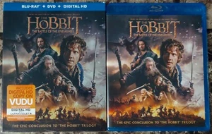 The Hobbit Battle of Five Armies (Blu-ray + DVD 3-Disc Set w Embossed Slipcover) - Picture 1 of 1