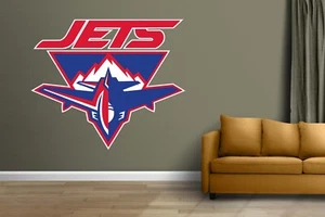 Ice Hockey Slough Jets 3D  Sticker Wall Poster Decal Mural - Picture 1 of 2