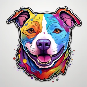 Autoaufkleber Sticker Pit Bull Terrier Aufkleber - Picture 1 of 1