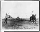 Will Rogers démontrant capacité, lasso, trois, même temps, cheval au galop, c1941