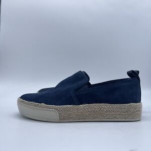 Dolce Vita Blue Espadrille Platform Women's Shoes, Size 8