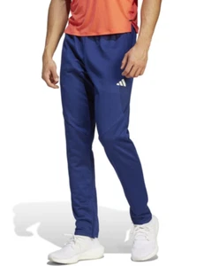 Adidas Men Game&Go Moisture-Wicking Training Fleece Tapered Joggers Navy Size S - Picture 1 of 2