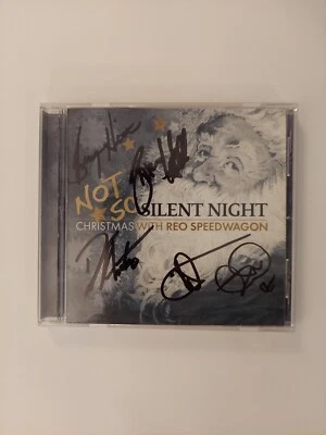 REO Speedwagon BAND Signed Autographed Night So Silent Night Christmas CD NM/M - Image 1 of 4