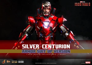 1/6 Iron Man 3 Silver Centurion Armor Suit Up Version MMS618 Hot Toys 909463 - Picture 1 of 7