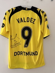 Borussia Dortmund BVB Matchworn Trikot Pokal 2009/2010 Valdez Kappa - Bild 1 von 8