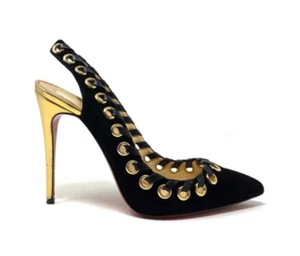 Christian Louboutin Ostri Slingback 120 pumps-100% Authentic - Picture 1 of 16