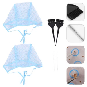 Juego de 6 PIEZAS de Cepillos Destacados para Tinte de Cabello Kit de Destacados Tapas Desechables - Imagen 1 de 12