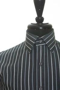 Nina Ricci Grey Striped Shirt 16 5940 - Picture 1 of 4