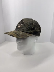 Vintage 90er Mossy Oak Camo Snapback Mütze Kappe bestickt Hirsch Jagd Made in USA - Bild 1 von 6