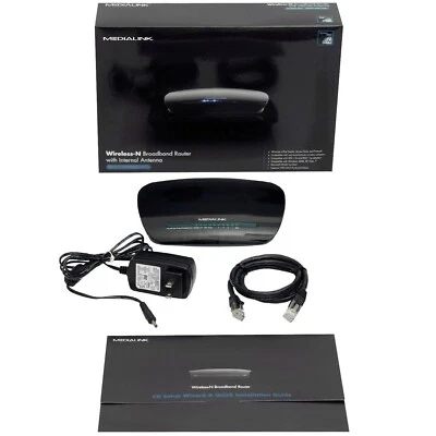 Medialink MWN-WAPR150N 150 Mbps 4-Port 10/100 Wireless N Router - Image 1 of 3