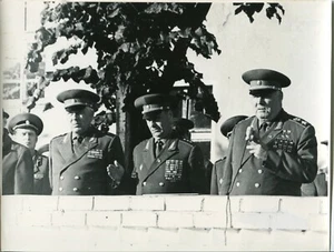 Real 1960s Photo Soviet Hero Marshal Ivan Yakubovsky General Makarov Large - Bild 1 von 2
