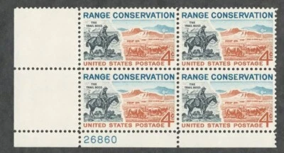 Range Conservation plate block 4  #1176 - Image 1 of 2