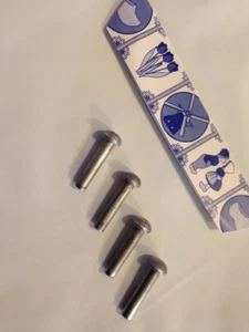 Set 4 Door Pin Wood Stove Fireplace Inserts 3/16" x 3/4" 1600535 Replacement pin - Picture 1 of 2