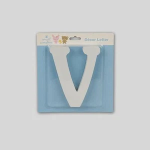 Small Wonders Wooden Letter Wall Decor, Letter V - Picture 1 of 1