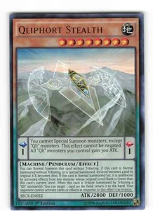 Yugioh QLIPHORT-TARNKAPPE , sece-en022 Ultra Rare englisch Near Mint - Bild 1 von 2