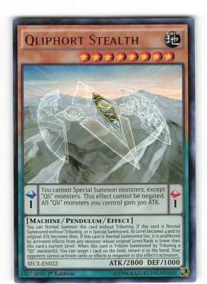 Yugioh QLIPHORT-TARNKAPPE , sece-en022 Ultra Rare englisch Near Mint  - Bild 1 von 2
