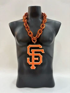San Francisco Giants Big Chain Necklace Oversized 7x5.5” EVO Foam Logo Game Day - Picture 1 of 1