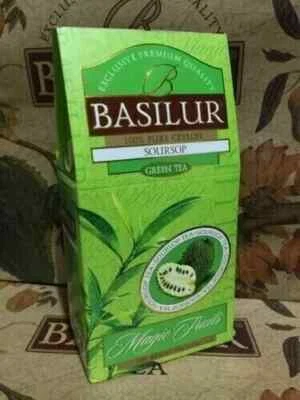 Guanábana de albahaca 100 % puro té de hojas sueltas verde de Ceilán 100 g envío gratuito Foto 1 de 4