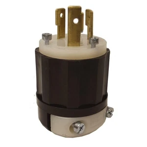 Enchufe de bloqueo Leviton 4770-C NEMA L7-15P 15 amperios 277 voltios - Imagen 1 de 5