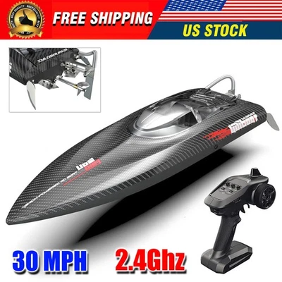 UDI 25" Large Brushless RC Boat for Adults 30+MPH High Speed Remote Control Boat - Image 1 of 4
