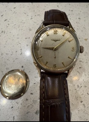 Reloj Longines Automático Hombre Vintage, Lleno de Oro 10K, Funciona Foto 1 de 4