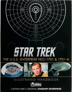 Eaglemoss Star Trek Illustrated Handbook U.S.S. Enterprise NCC-1701 und 1701 A - Bild 1 von 9