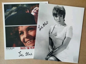 Isla Blair 2 Signed Hammer Horror 10×8(Actress, Dracula, Horror, Christopher Lee - Picture 1 of 5
