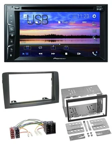 Pioneer Bluetooth 2DIN USB DVD DAB MP3 Autoradio für Fiat Idea (ab 05) - grau - Bild 1 von 8