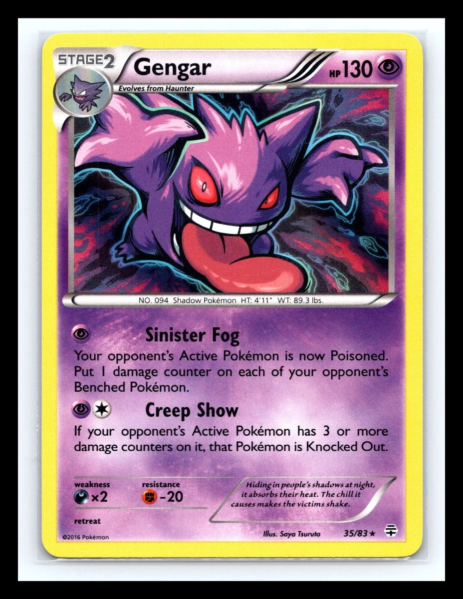 Gengar Pokémon TCG Breakthrough Collectible Individual Card Games