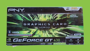 NIB PNY NVIDIA GeForce GT 430 VERTO Graphics Card PCI Express  1024MB 1GB DDR3 - Picture 1 of 3
