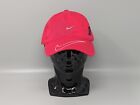 Nike Golf Red Low Profile Golf Hat Adjustsble Check Metal Swoosh Cap