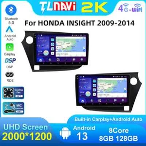 For Honda Insight 2009-2014 Car Radio Carplay Multimedia Head Unit Screen GPS 4G - Picture 1 of 40