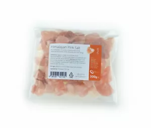 Himalayan Pink Salt 500g - Pure Naturally Organic Food Grade Salt - Chuncks - Picture 1 of 2