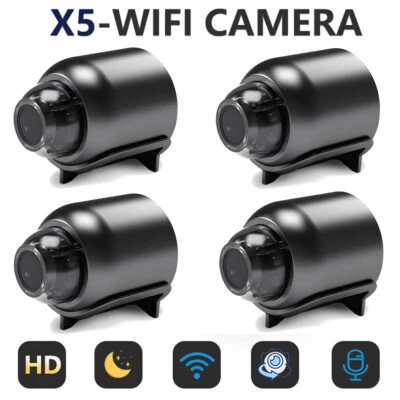 4X 1080P HD Mini IP Kamera Wireless WiFi Kamera Überwachungskamera Kamera Mini - Bild 1 von 4