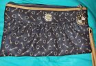 Gdbm Gindibom Large Double Zip Wristlet Phone Wallet Brown & Gold Faux Leather
