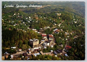 Postcard Aerial View Eureka Springs Arkansas - Bob Wheeler - Picture 1 of 2