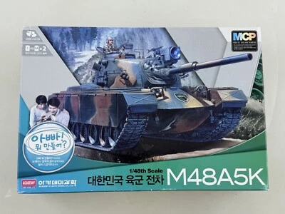 Academy R.O.K. Army M48A5K Battle Tank Motorized 1:48 13302 Modeling - Image 1 of 3