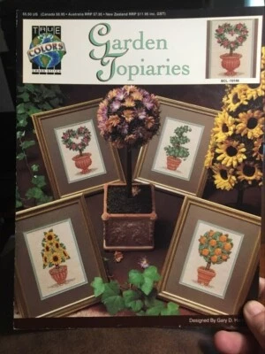 True Colors Counted Cross Stitch Chart Pattern GARDEN TOPIARIES BCL-10146 - Image 1 of 4