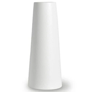 White Ceramic Vase 10 Inch Flowers Vase For Pampas Grass Rustic Table Vase For C - Picture 1 of 5