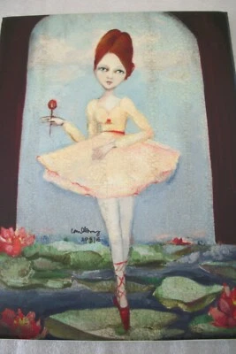 Cassandra Barney LE Giclee Canvas Print "Christiana" AP 8/15 - GWS - Ballerina - Image 1 of 4