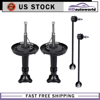 Fit For Mercedes-Benz C240 C320 Bare Front Struts Shocks Sway Bars End Links - Image 1 of 4